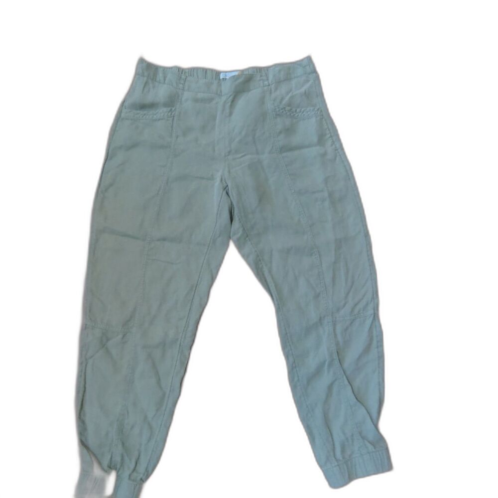 C&C California Olive Green Jogger Pants Womens XL Pull On Ankle Casual